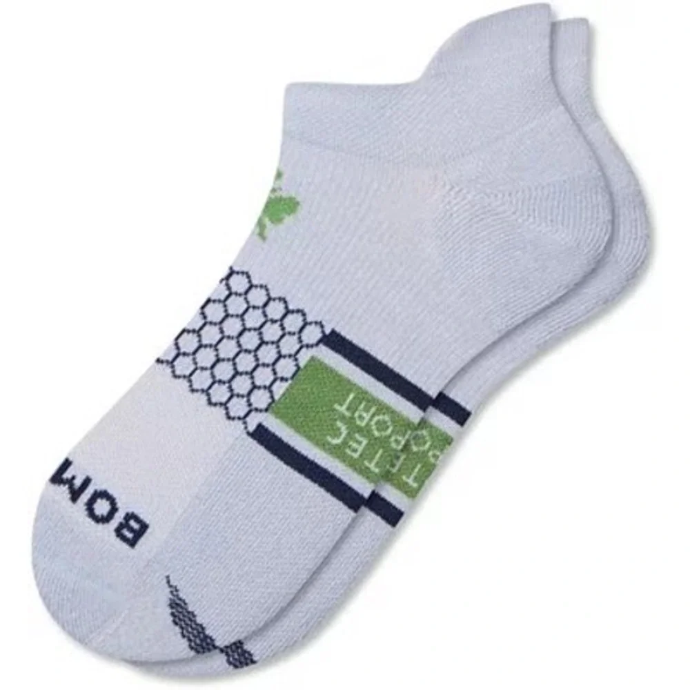 2 Pair Bombas All Sport Ankle Socks Large Men 9.5-13 Women 11-13 NWT